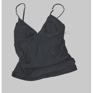 Hicole Hiller Women's Swim Tankini  Black Size L 10396